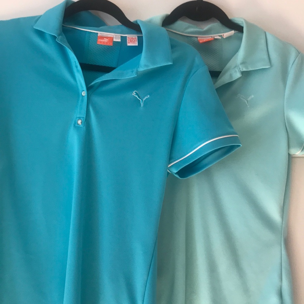 2 Puma women’s golf shirts